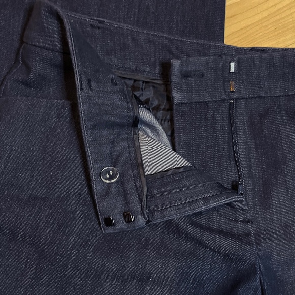 APT. 9 “Modern Fit” Dark Blue Wash Stretch Denim Trouser  - Petite 12 Short - Picture 5 of 6
